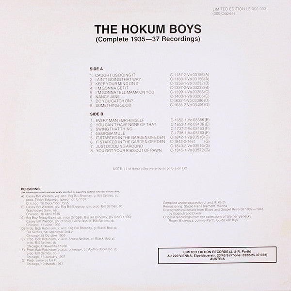 Complete Recordings 1935-1937