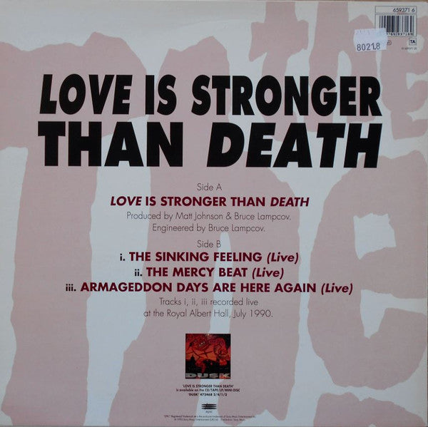 Master Release: Love Is Stronger Than Death by The The