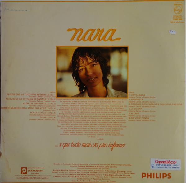 Release: ...E Que Tudo Mais Vá Pro Inferno-Vinyl-Brazil-1978-6349.396, 6349 396-3449690