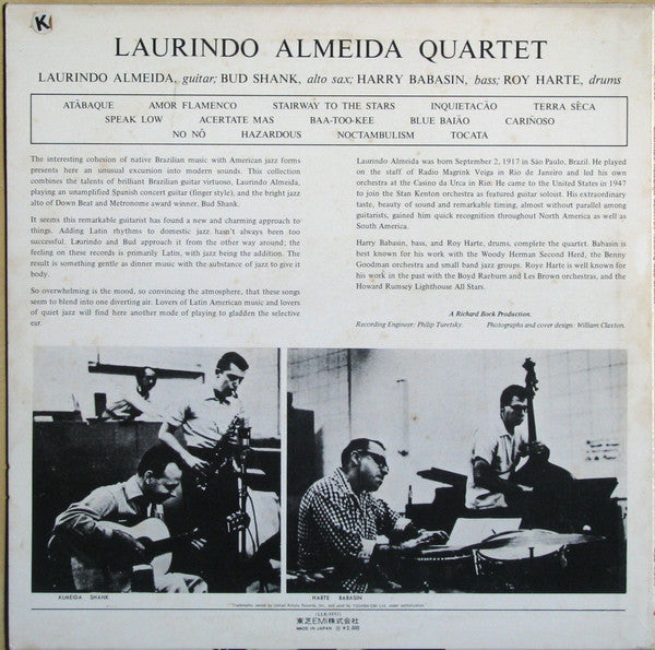 Release: Laurindo Almeida Quartet Featuring Bud Shank-Vinyl-Japan-None-LLR-8893-7983241