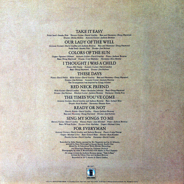 Release: For Everyman-Vinyl-US-1976-SD 5067-4800673