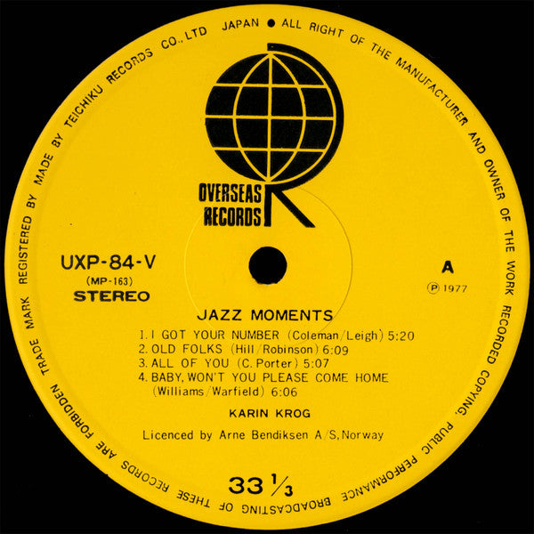 Jazz Moments With Karin Krog