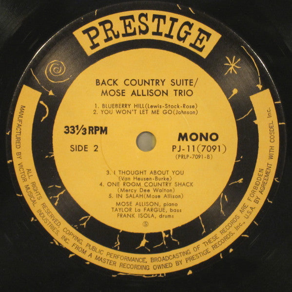 Back Country Suite For Piano, Bass And Drums