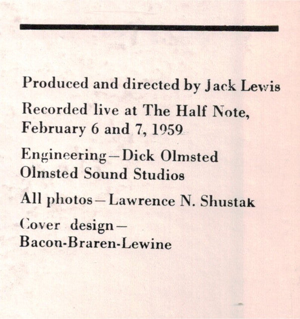 Jazz Alive! A Night At The Half Note