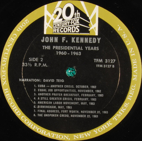 The Presidential Years 1960-1963  (A Documentary)