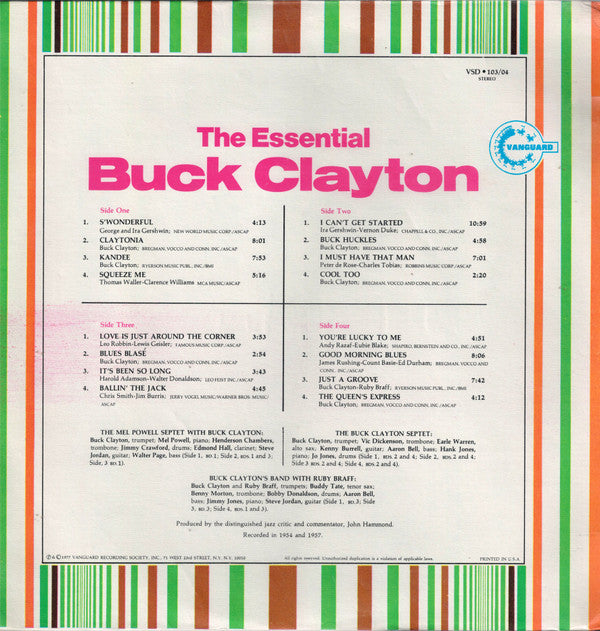 The Essential Buck Clayton