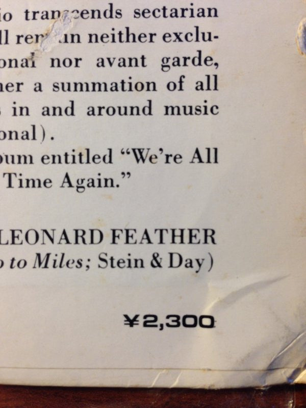 We're All Together Again For The First Time