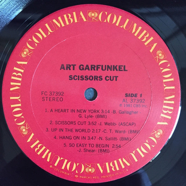 Release: Scissors Cut-Vinyl-US-1981-FC 37392-2446125