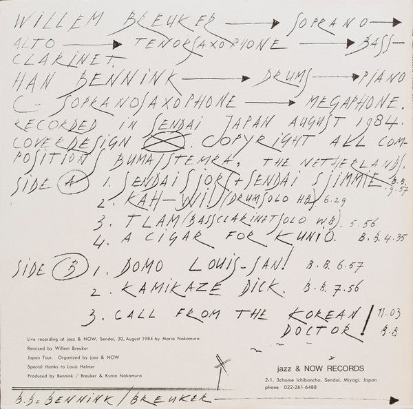 Release: Unknown Release-Vinyl-Japan-1984-2-1446721