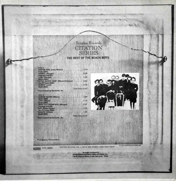 The Best Of The Beach Boys - The Beach Boys' Greatest Hits (1961-1963)