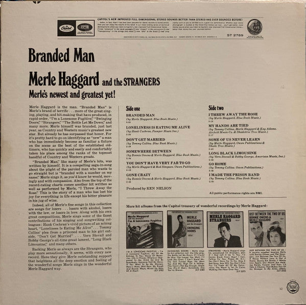 Release: Branded Man-Vinyl-US-1969-ST 2789-7225482