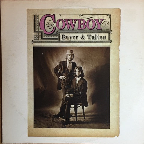 Release: Boyer & Talton-Vinyl-US-1974-CP 0127-6263255