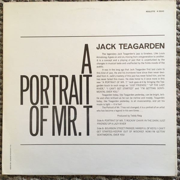 Release: A Portrait Of Mr. T-Vinyl-US-1963-R-25243-9195507