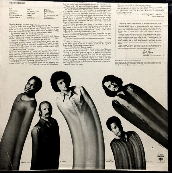 Release: Weather Report-Vinyl-US-1977-PC 30661, C 30661-7817054