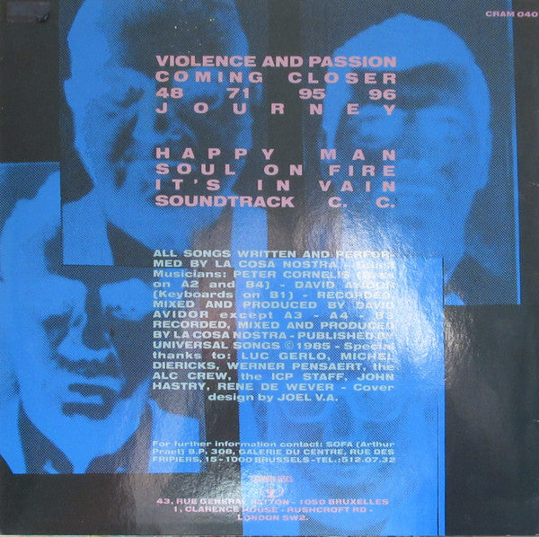 Release: La Cosa Nostra-Vinyl-Belgium-1985-CRAM 040-1342507