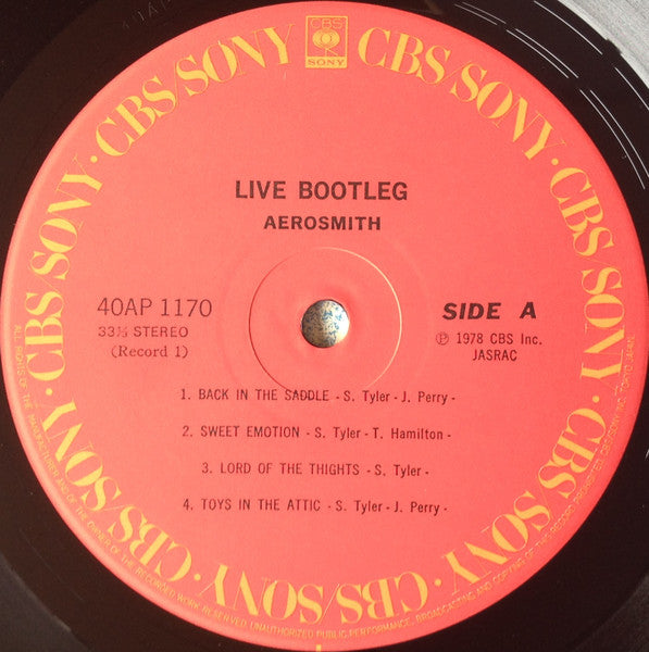 Live! Bootleg = ライヴ・ブートレッグ