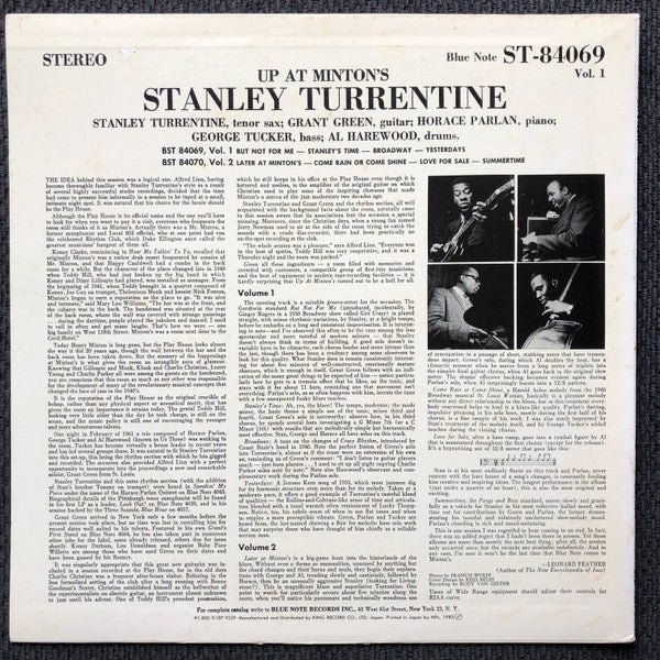 Up At "Minton's", Vol. 1