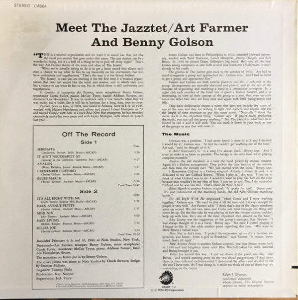 Meet The Jazztet