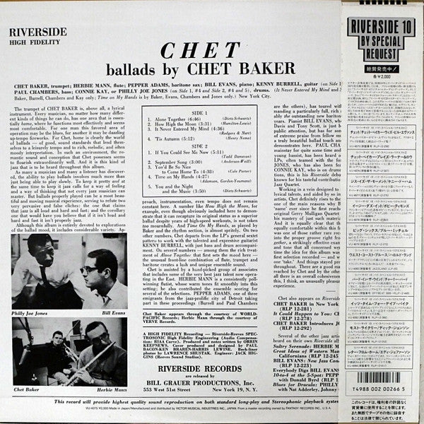 Release: Chet-Vinyl-Japan-1984-VIJ-4075-7342083