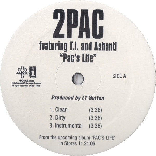 Master Release: Pac's Life by 2Pac