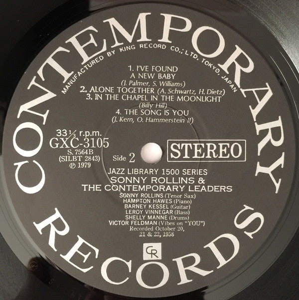 Sonny Rollins And The Contemporary Leaders