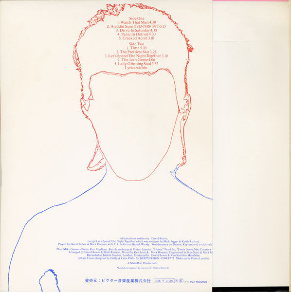 Aladdin Sane = アラジン · セイン