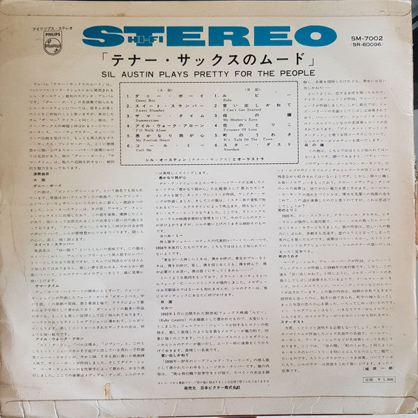 Release: Sil Austin Plays Pretty For The People-Vinyl-Japan-None-SM-7002-9363826