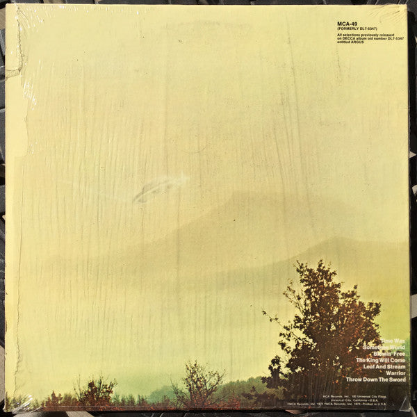 Master Release: Argus by Wishbone Ash
