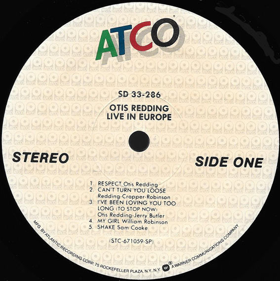 Otis Redding Live In Europe