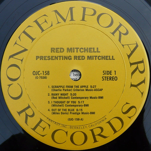 Presenting Red Mitchell