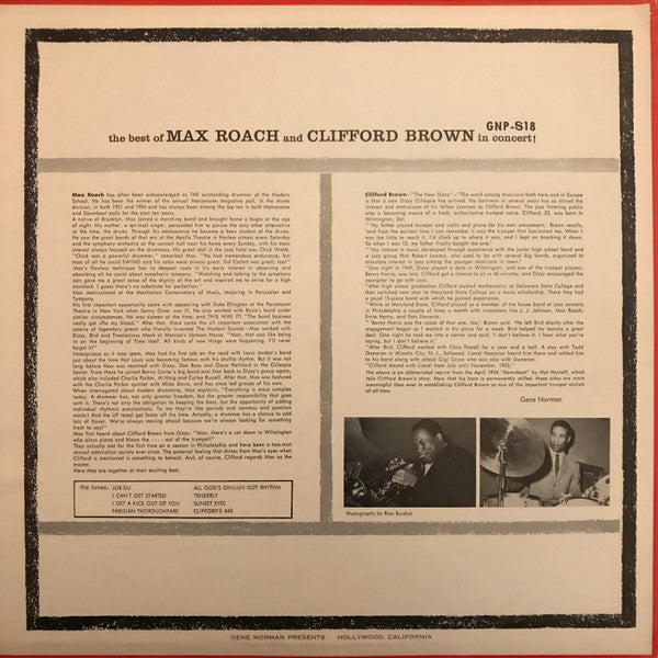 The Best Of Max Roach And Clifford Brown In Concert!
