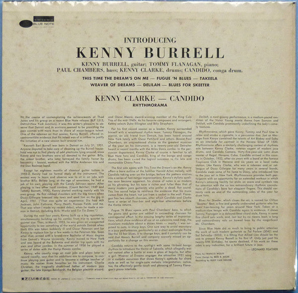 Release: Introducing Kenny Burrell-Vinyl-Japan-1976-LNJ-70067-6185119