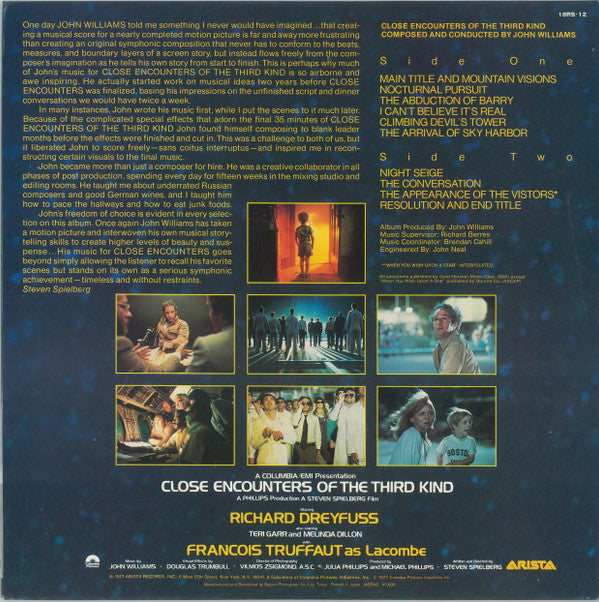Close Encounters Of The Third Kind (Original Motion Picture Soundtrack)