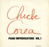 Chick Corea - Piano Improvisations, Vol. 1 (Vinyl, LP, Album) Very Good Plus (VG+) / Very Good Plus (VG+)