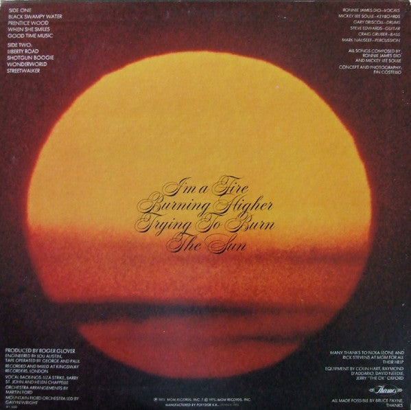 Trying To Burn The Sun