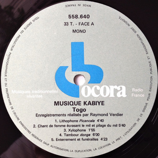Togo / Musique Kabiye