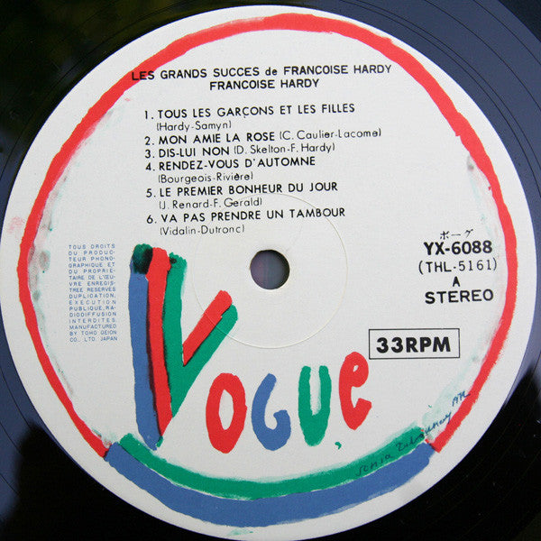 Les Grands Succès De Françoise Hardy - Greatest Hits