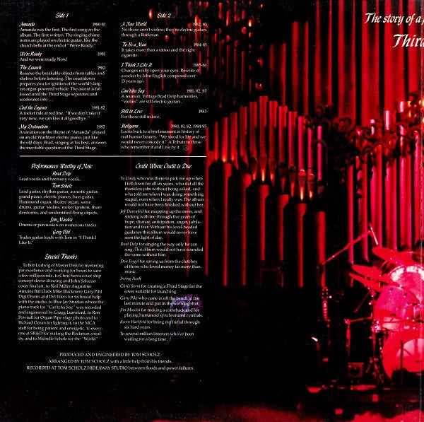 Release: Third Stage-Vinyl-US-1986-MCA-6188-7138122