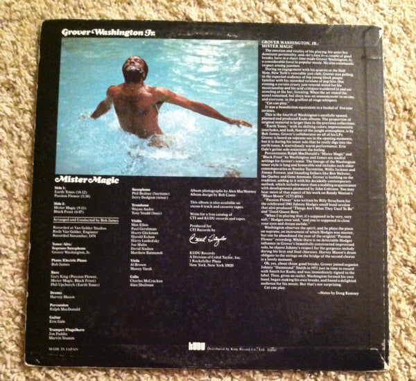 Release: Mister Magic-Vinyl-Japan-1975-GP 3009-6909083