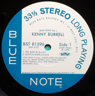 Master Release: Blue Lights, Volume 1 by Kenny Burrell