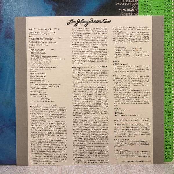 Johnny Winter And Live