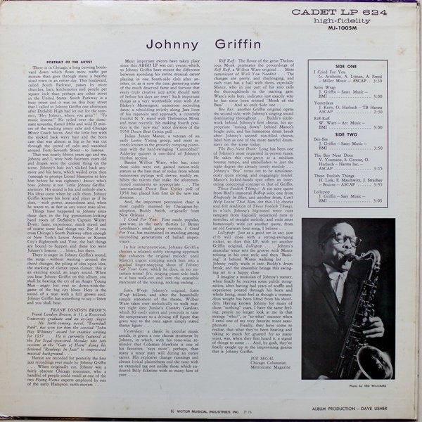 Release: Johnny Griffin-Vinyl-Japan-1975-MJ-1005M-7555463