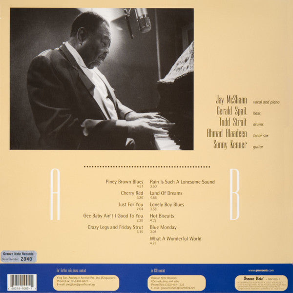 Master Release: What A Wonderful World by Jay McShann