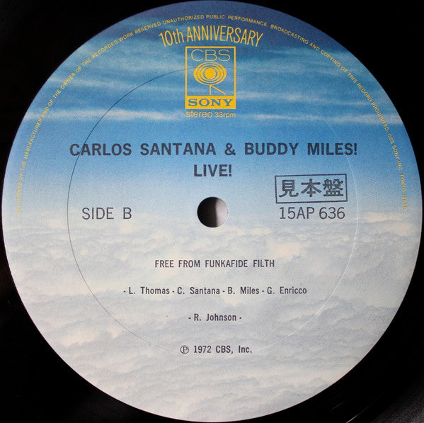 Carlos Santana & Buddy Miles! Live!