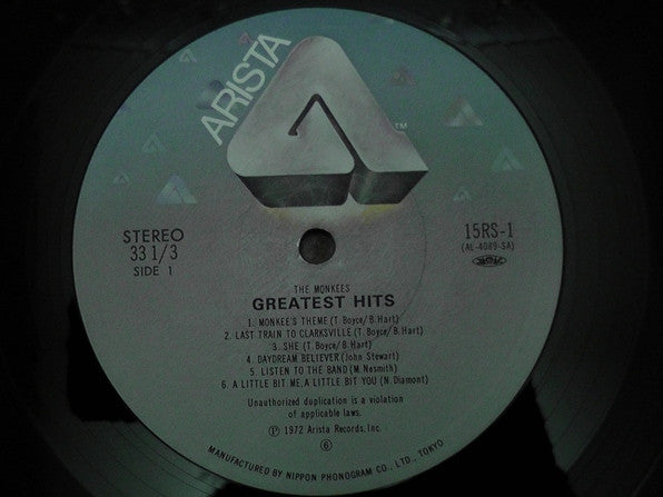 Master Release: Greatest Hits by The Monkees