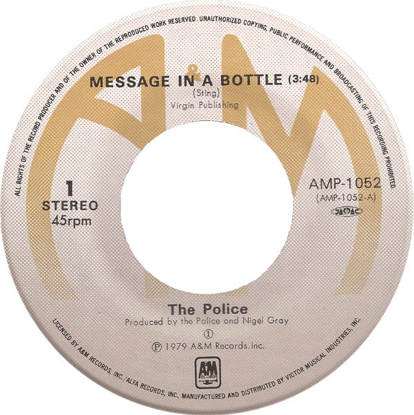 Message In A Bottle = 孤独のメッセージ