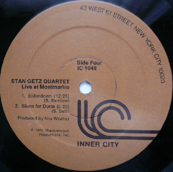 Stan Getz Gold  ..." Happy 50th Stan" - A Celebration, Live At Montmartre