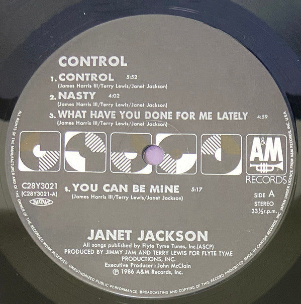 Release: Control-Vinyl-Japan-1986-C28Y3021-3265664