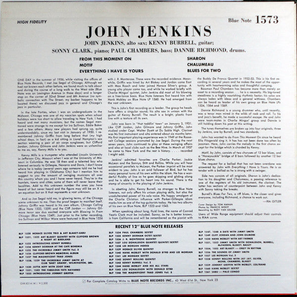 Master Release: John Jenkins With Kenny Burrell by John Jenkins (2)