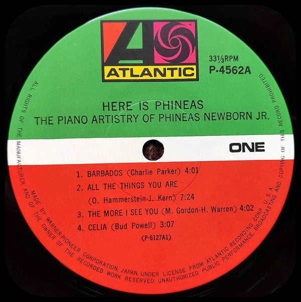 Here Is Phineas (The Piano Artistry Of Phineas Newborn Jr.)